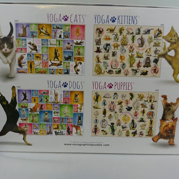 Eurographics Yoga Cats 1000 Piece Jigsaw Puzzle - Picture 5 of 10